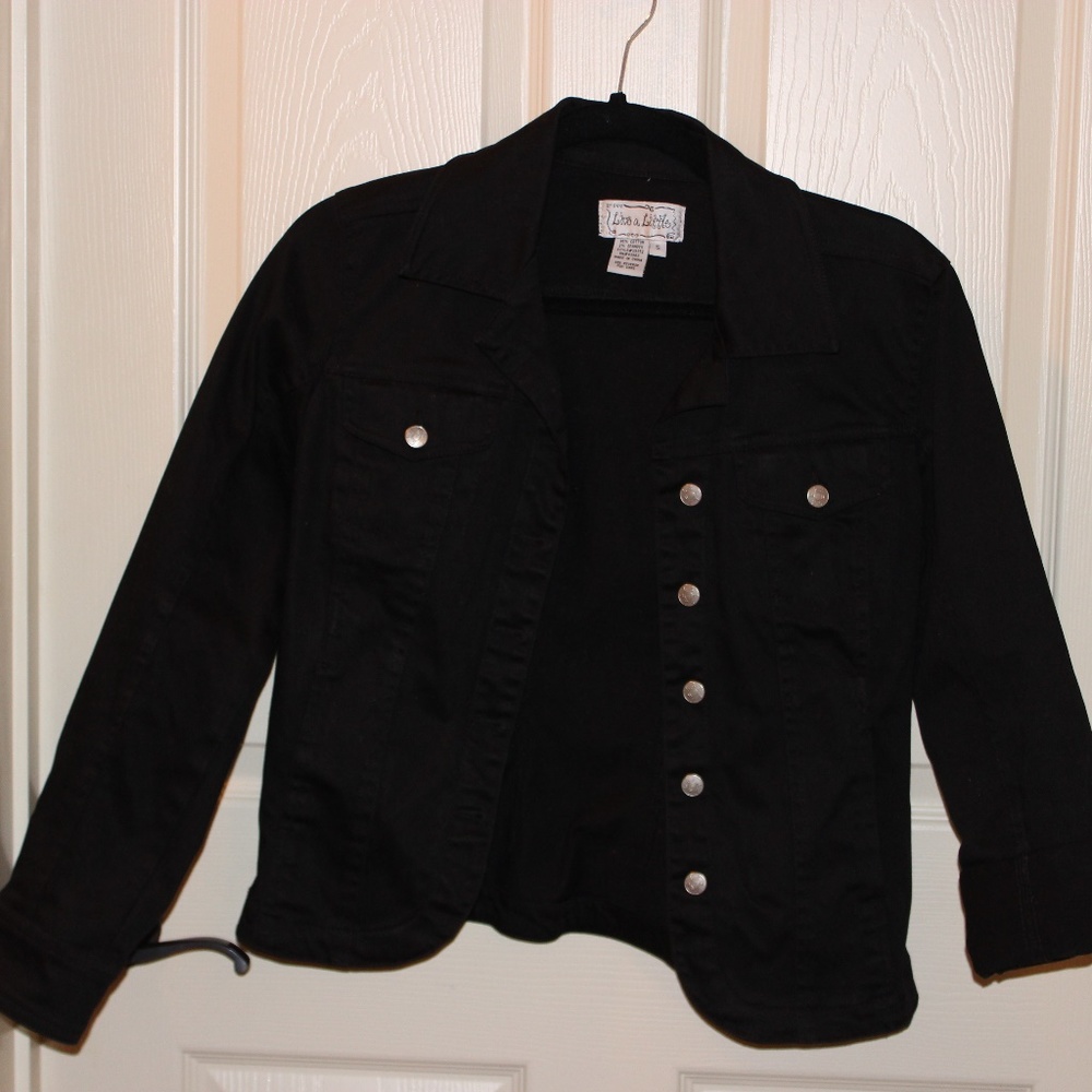Black Jean Jacket
